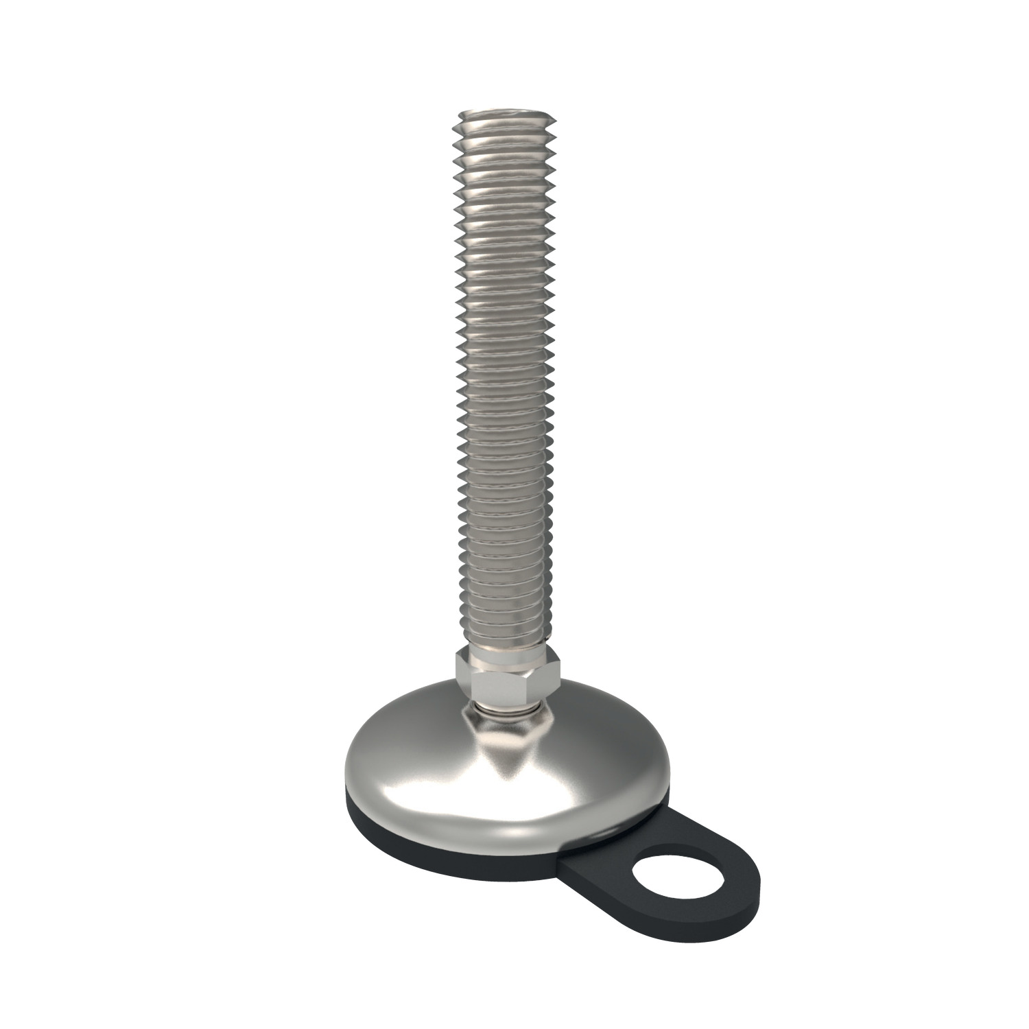Product P2202, Machine Mount - Bolt Down pad and bolt - stainless steel / 