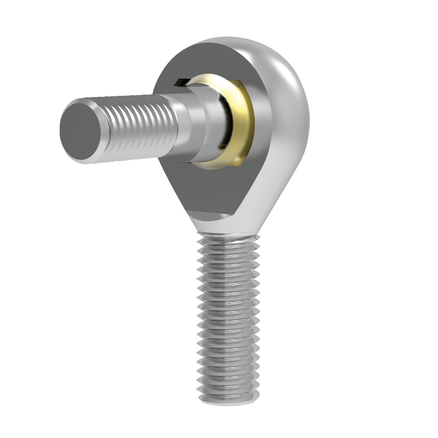 Stainless Rod End with stud Maintenence free, sizes according to DIN ISO 12240-4 series K
